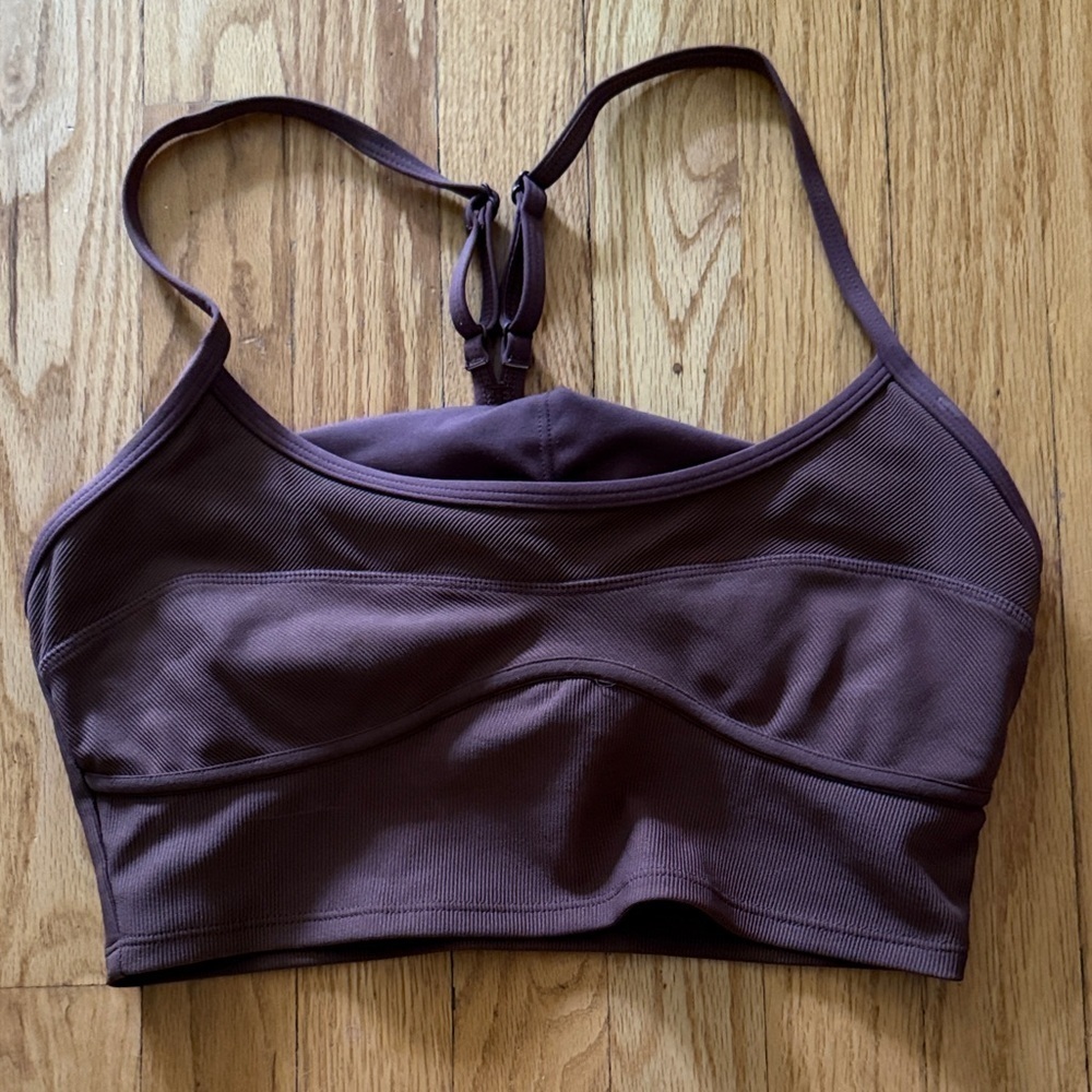 l*space Purple Brown Sports Bra